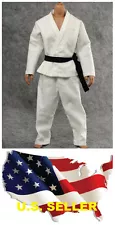 1/6 scale Judo Gi white clothing Kung Fu suit FOR hot toys phicen ganghood ❶USA❶