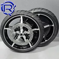 Harley 2024 Wheels Tires Rotors Take Off Package Harley Baggers Rims HOT DEAL! (For: Harley-Davidson)