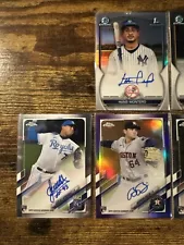 Autographed Baseball Card Lot (8 Cards)