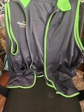 Walmart RARE Vest Adult Xl With Colar Full Zip Employee Uniform Pockets As Is