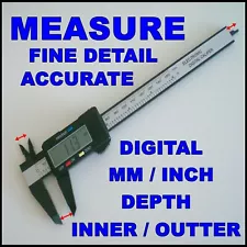 Measuring Device Gauge Detail Depth Electronic Internal External Ebay Easy Fine