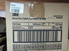 3M Direct Bury Splice Kit DBO/B-6 , 10-14 AWG 600V New in Box - 100