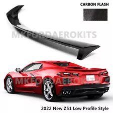 CARBON FLASH Z51 Low Profile Style Rear Spoiler For 2020-2024 Corvette C8 Coupe