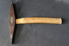 Antique John Hallahan Grist Mill Stone Dressing Pick Hammer Tool Boston Mass.