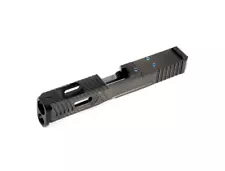 Agency Arms - Glock 19 Gen 4 Stripped ExaTactical Slide - AOS Optics - Black DLC