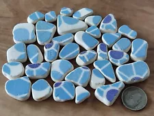 Vintage Beach Pottery, Genuine sea glass from Greece