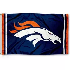 DENVER BRONCOS 3'X5' FLAG BANNER ***100% Full Color On Both Sides Of Flag***