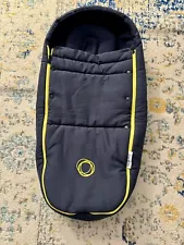 Bugaboo Bee Ant Cocoon Light, Navy Fluorescent W/ Removable Head Support 0-6 Mos