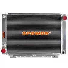 AT For Ford Thunderbird 1964-1966 4Row 64TB Aluminum Radiator SPAWON Big Block (For: 1964 Thunderbird)