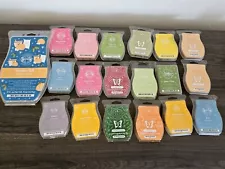 Scentsy Wax Bars Lot 19 Old Stock Assortment 3 NEW- Pumpkin Brick Holiday