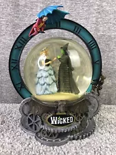 Wicked The Musical " For Good" Snow Globe Glitter 2003 Land of Oz Galinda