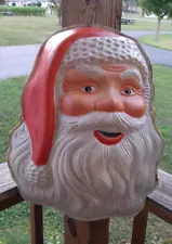 Old Vintage Lighted Santa Claus Outdoor Decoration *Large 18 in. JOLLY ð§‍ð