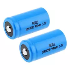 4x ICR18350 900mAh 3.7V Li-ion Rechargeable Batteries for Thrunite Catapult Mini