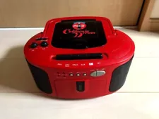 Coca-Cola Vintage CD Cassette Player System Deck Boombox Working Not for Sale