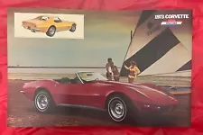 1973 Chevrolet "CORVETTE" - Original Car Dealer Sales Brochure / Catalog