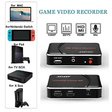 HD 1080P HDMI Video Recorder For Xbox PS3 PS4 Recorder Phone Game Capture Device