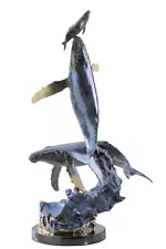 *RARE* WYLAND " THREE IN THE SEA " Bronze Sculpture AP 139/200 ARTIST PROOF