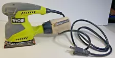 Green RYOMBI 2 Amp 1/4 Sheet Sander S652DG