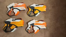 Lazer Tag Laser Tag Blaster Gun Lot (3) –iPhone Smartphone Hasbro Nerf