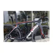 CERVELO 2019 S5 DISC Frame Set Black/Red/White Color 51size