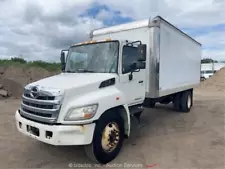 2013 Hino 268 20' Enclosed Box Delivery Utility Truck Automatic A/C bidadoo