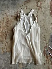 MUMU Dress V-Right Back White Mini Dress S -The lining has a small stain. FLAW