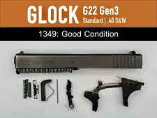 GLOCK G22 Gen3 Complete OEM .40 S&W Slide + LPK: Fits Gen 1-3 17 22 24 31 35