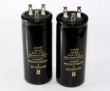 500V High Voltage Dual Electrolytic Audio Capacitor 47+47uF Tube Amp 85℃ X 2 pcs