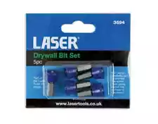 Laser 3694 5 Piece Drywall Bit Set--- 4 sets for sale