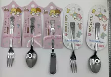 Sanrio Little twin stars Spoon x2 Fork x2 butter knife x1 For sale Japan only