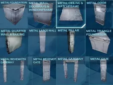 METAL & GREENHOUSE Ceiling Wall Foundation Pillar Roof PC PS XBOX PVE