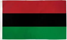 Large 3x5FT Flag Pan-African Afro American African Banner Black Liberation UNIA