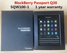 BlackBerry Passport Q30 (SQW100-1) 32GB+3GB Black Unlocked Smartphone New Sealed