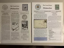 The Canal Zone Philatelist - old newsletters, auctions, etc. - 60+ items