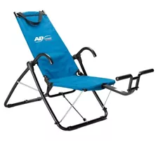 AB Lounge Sport Abdominal Workout Fitness Exercise Blue Lounger Chair Machine