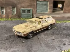 1970 Oldsmobile Vista Cruiser Rusty Weathered Custom 1/64 Diecast Barn Find