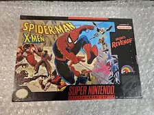 Spider-Man X-Men Arcade’s Revenge (Super Nintendo SNES) Brand New Factory Sealed