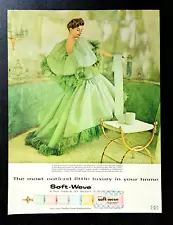 Vintage Scott toilet paper ad original 1959 bathroom fashion color advertisement