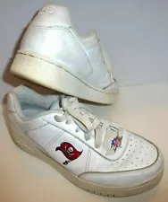 Reebok Recline NFL Tampa Bay Bucs All White Sneakers Buccaneers Shoes Mens 8.5