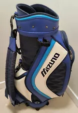 Mizuno Staff/Tour Golf Bag with 6-way Dividers & Rain Cover Excellent Condition