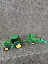 John Deere Tractor With Baler