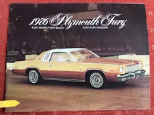 1976 Plymouth Fury Sales Brochure, 9 Pages, American Cars, Vintage