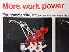 Merry Tiller Walk-Behind Rotary Tillers Sales Sheet & 1970 Price List (2 Manual