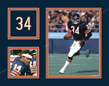 WALTER PAYTON Photo Collage Print CHICAGO BEARS Picture 8x10 11x14 or 16x20