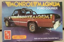 Vintage AMT 1978 Ford Courier Monroe Magnum Pickup kit in 1/25th Scale.