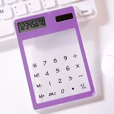 Reasonable Layout Calculator Elegant Design Transparent with 8-digit Display