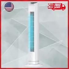 Quiet Cooling Bladeless Tower Fan, Electric Standing Floor Fan for Bedroom, 30"