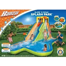 BRAND NEW IN BOX NEVER USED OR OPENED Banzai Slide 'N Soak Splash Park