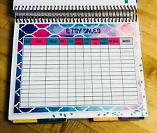 Etsy Sales Dashboard Insert for use with Erin Condren Life Planner