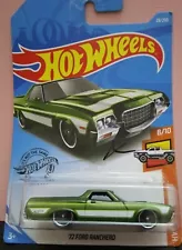 2018 HOTWHEELS '72 FORD RANCHERO 29/250 HW HOT TRUCKS 8/9